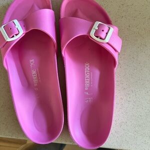Birkenstock Madrid EVA Pink Rubber Women’s Sandal Sz 41 US 10